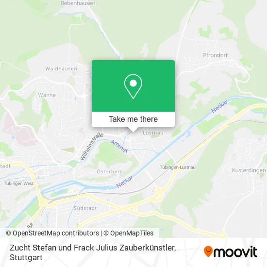Карта Zucht Stefan und Frack Julius Zauberkünstler