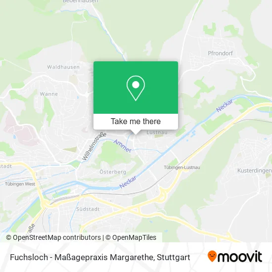 Карта Fuchsloch - Maßagepraxis Margarethe