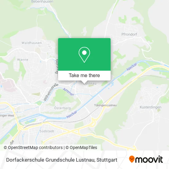 Карта Dorfackerschule Grundschule Lustnau