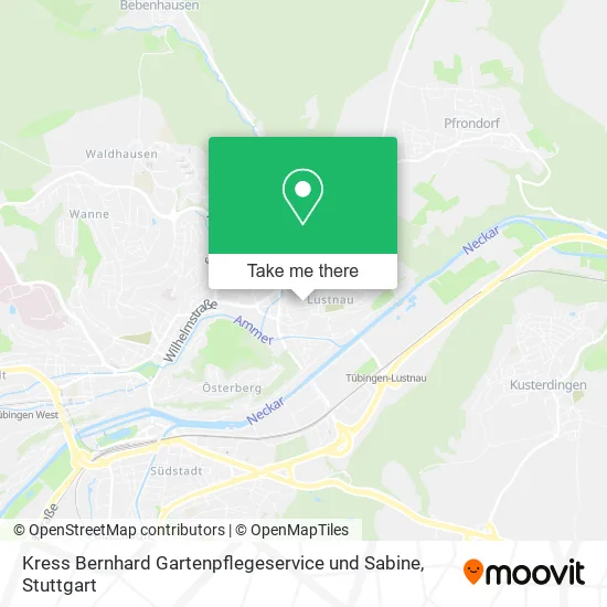 Карта Kress Bernhard Gartenpflegeservice und Sabine