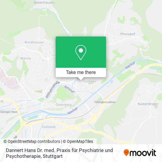 Dannert Hans Dr. med. Praxis für Psychiatrie und Psychotherapie map