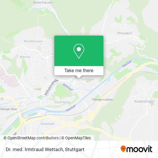Dr. med. Irmtraud Wettach map