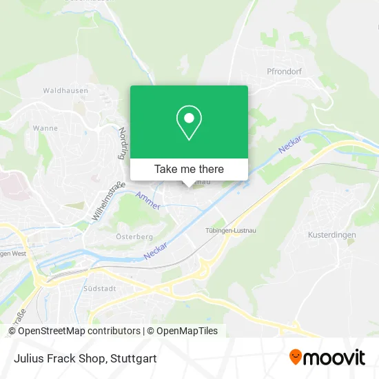 Карта Julius Frack Shop