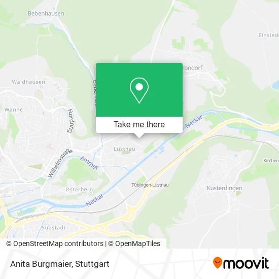 Карта Anita Burgmaier