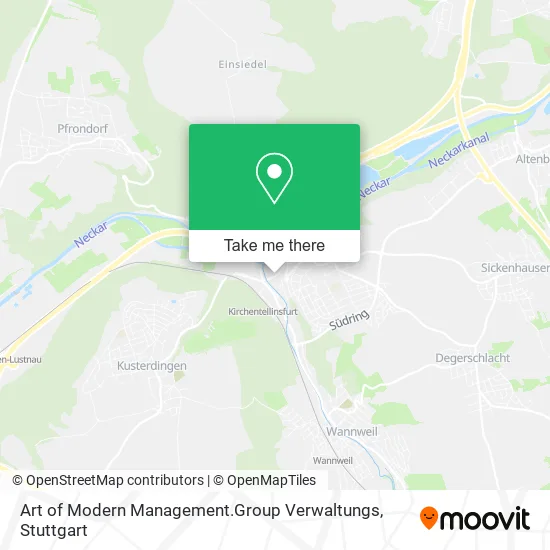 Карта Art of Modern Management.Group Verwaltungs