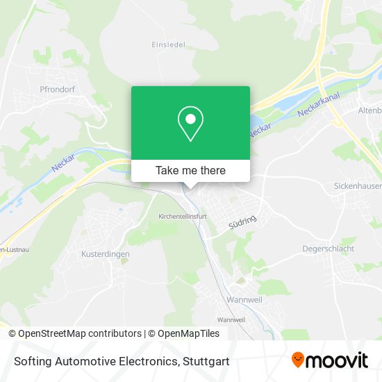 Softing Automotive Electronics map