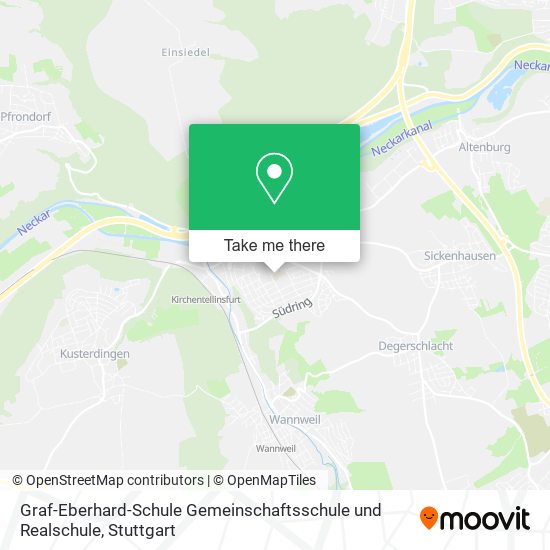 Graf-Eberhard-Schule Gemeinschaftsschule und Realschule map