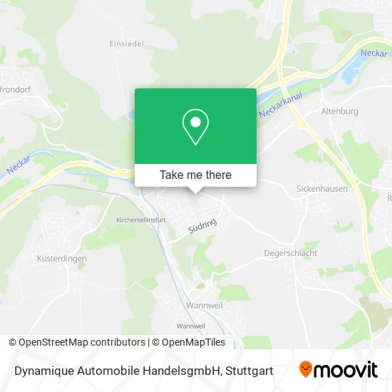 Карта Dynamique Automobile HandelsgmbH
