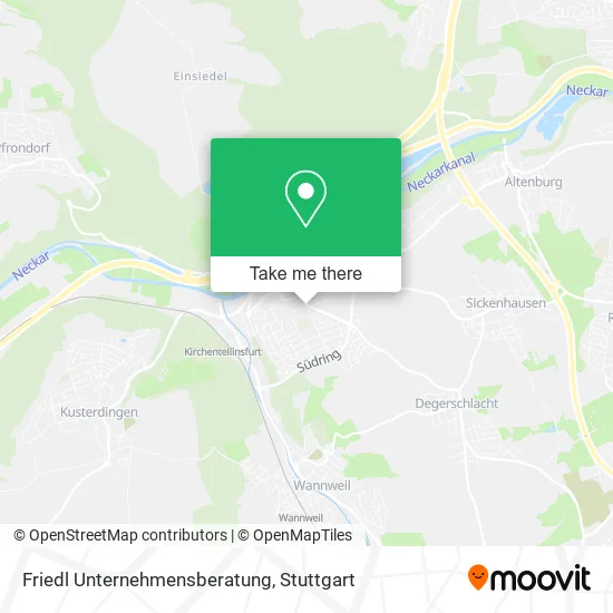 Карта Friedl Unternehmensberatung