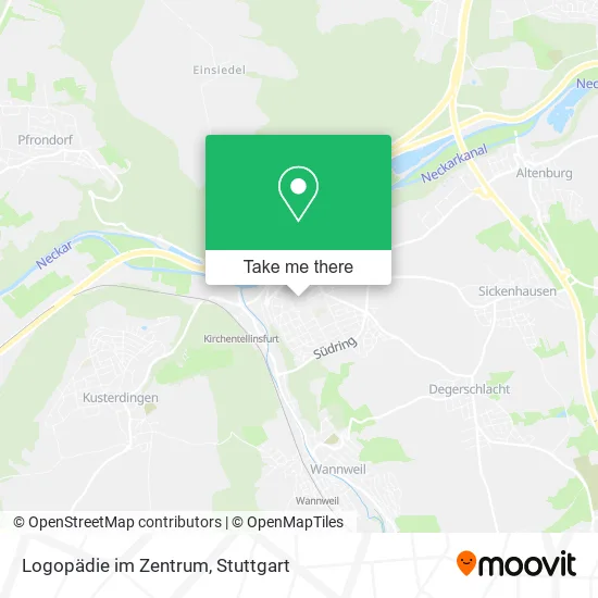 Карта Logopädie im Zentrum