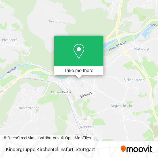 Kindergruppe Kirchentellinsfurt map