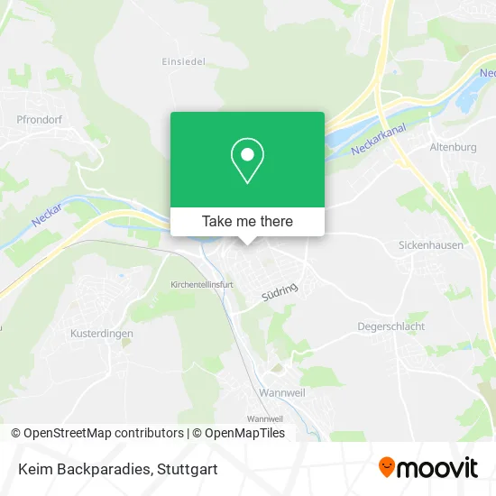 Карта Keim Backparadies