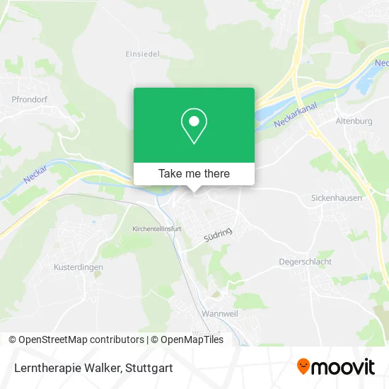 Карта Lerntherapie Walker