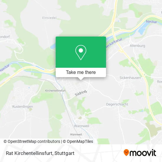 Rat Kirchentellinsfurt map