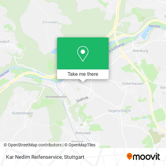 Kar Nedim Reifenservice map