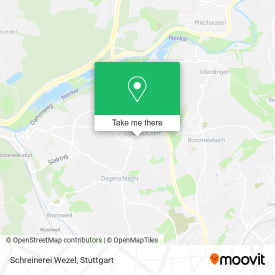 Schreinerei Wezel map