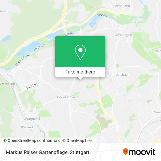 Карта Markus Raiser Gartenpflege
