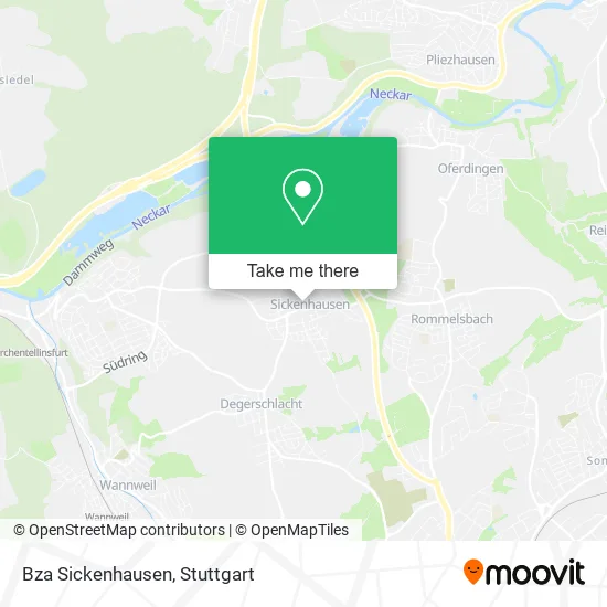 Карта Bza Sickenhausen