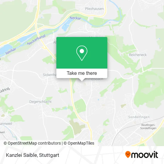 Карта Kanzlei Saible