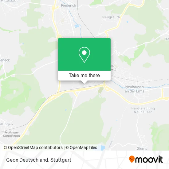 Карта Geox Deutschland