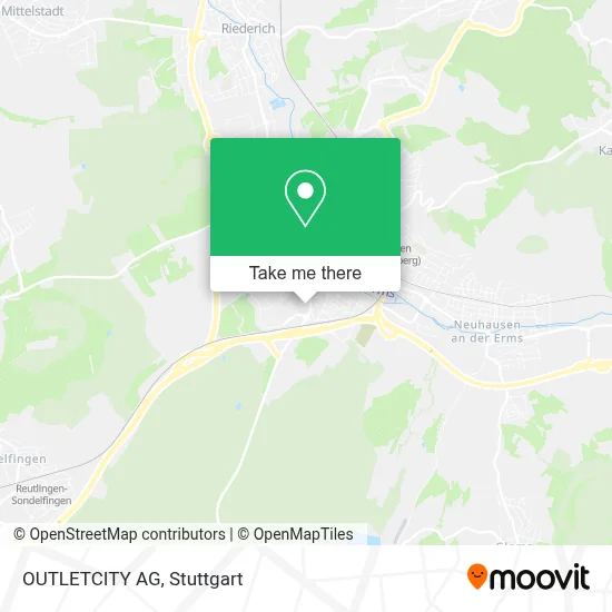 OUTLETCITY AG map