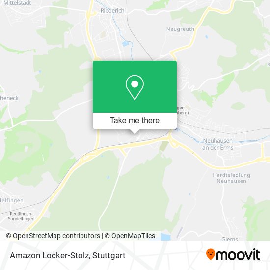 Карта Amazon Locker-Stolz