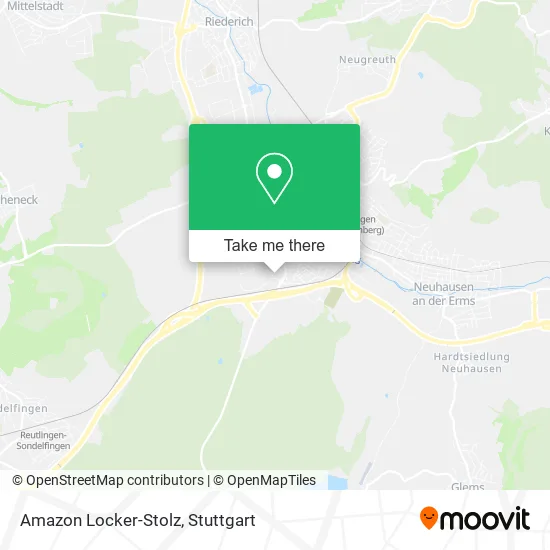 Карта Amazon Locker-Stolz
