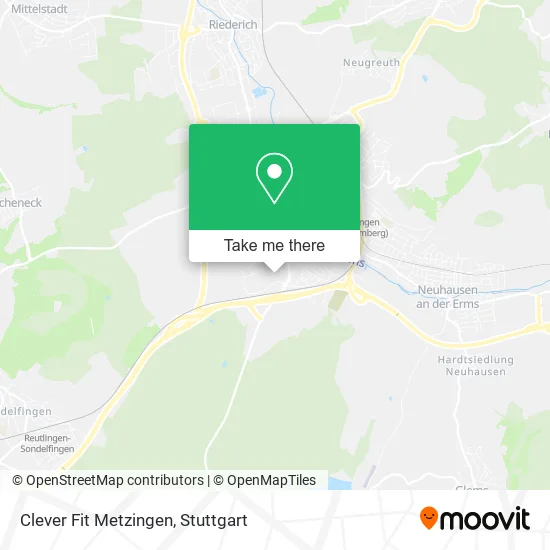 Карта Clever Fit Metzingen