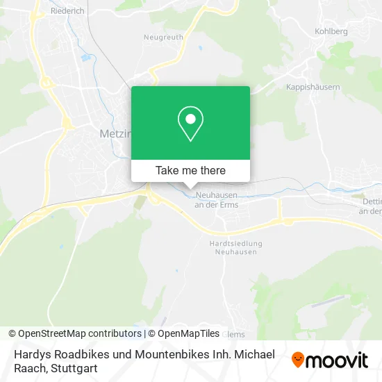 Карта Hardys Roadbikes und Mountenbikes Inh. Michael Raach