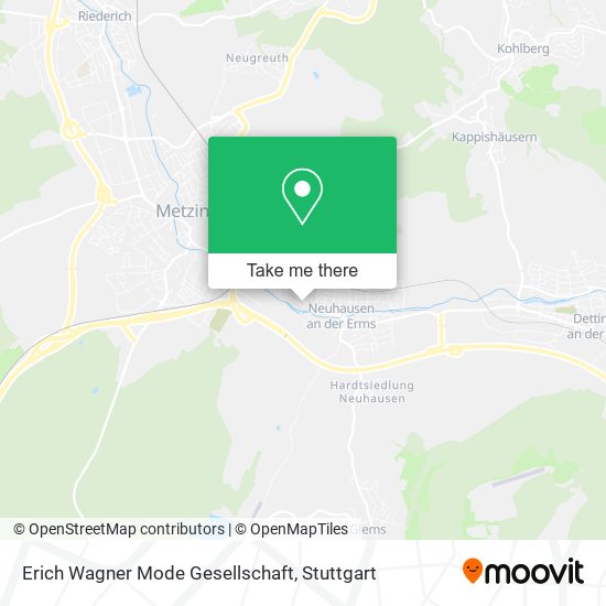 Erich Wagner Mode Gesellschaft map