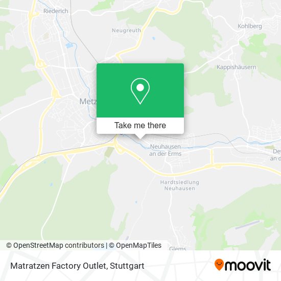 Matratzen Factory Outlet map