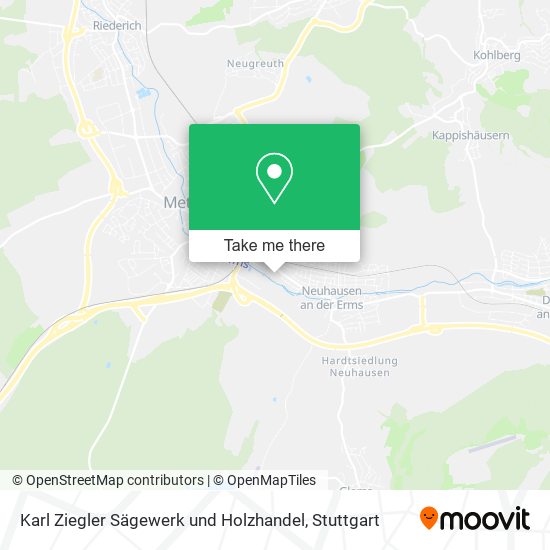 Карта Karl Ziegler Sägewerk und Holzhandel