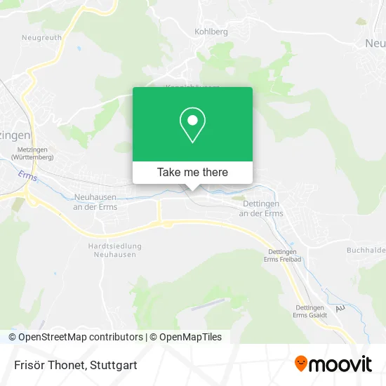 Карта Frisör Thonet