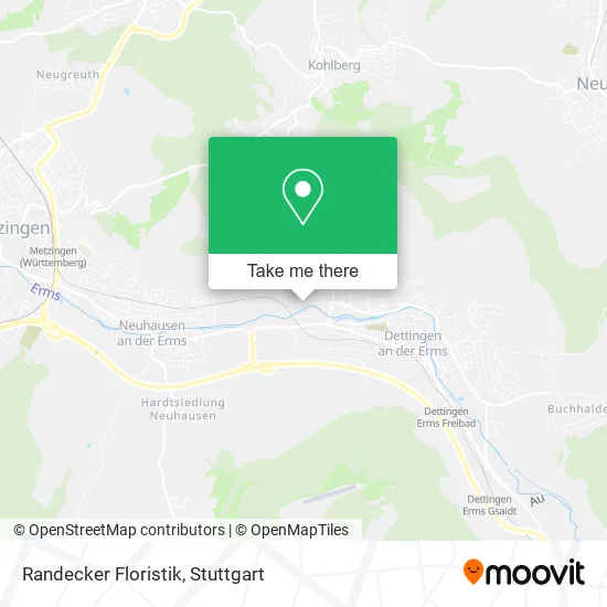 Карта Randecker Floristik