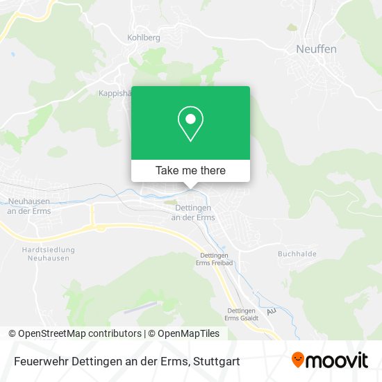 Карта Feuerwehr Dettingen an der Erms
