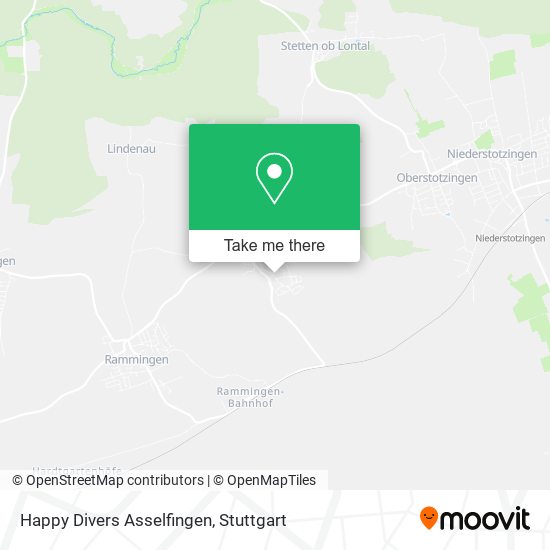 Happy Divers Asselfingen map