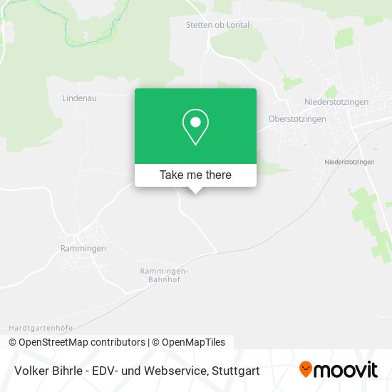 Карта Volker Bihrle - EDV- und Webservice