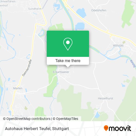 Autohaus Herbert Teufel map