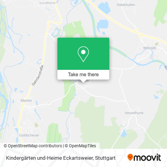 Kindergärten und-Heime Eckartsweier map