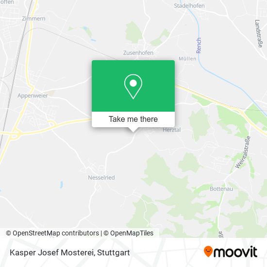 Kasper Josef Mosterei map