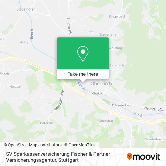 Карта SV Sparkassenversicherung Fischer & Partner Versicherungsagentur