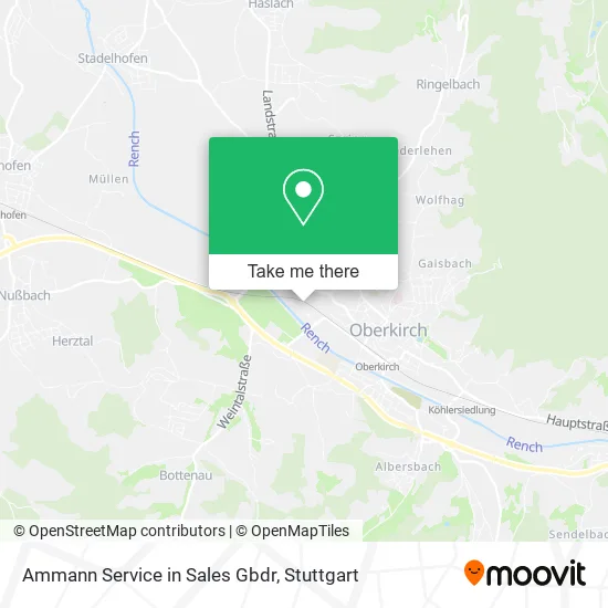 Карта Ammann Service in Sales Gbdr