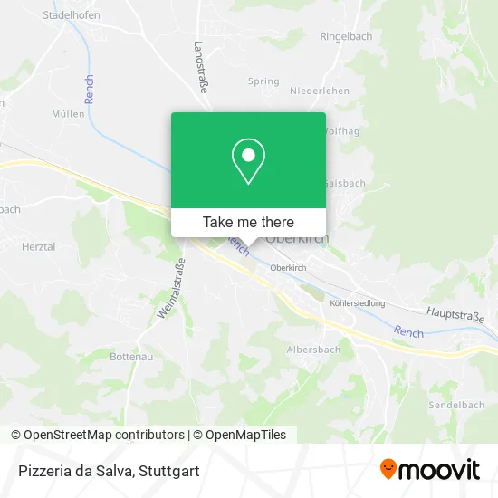 Карта Pizzeria da Salva