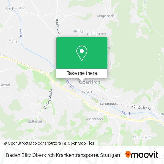Baden Blitz Oberkirch Krankentransporte map