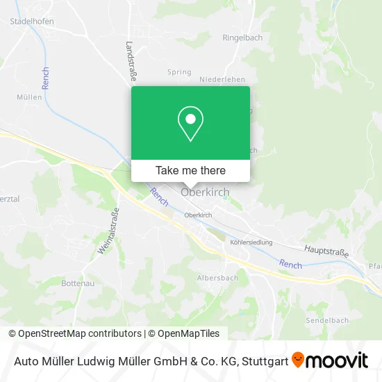 Карта Auto Müller Ludwig Müller GmbH & Co. KG