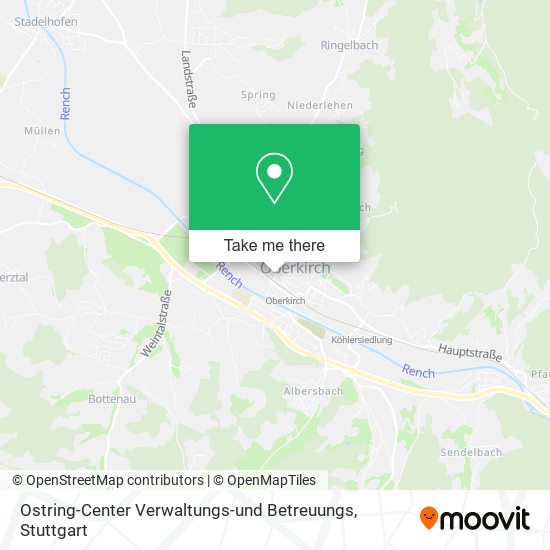 Ostring-Center Verwaltungs-und Betreuungs map
