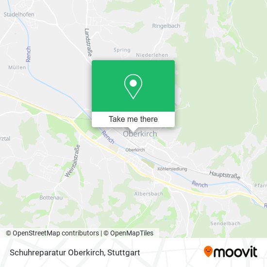 Карта Schuhreparatur Oberkirch