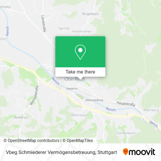 Карта Vbeg Schmiederer Vermögensbetreuung