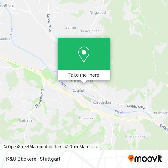 K&U Bäckerei map