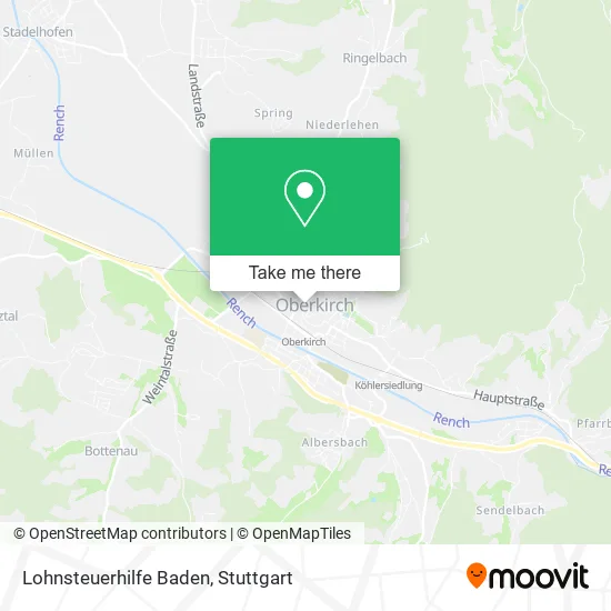 Карта Lohnsteuerhilfe Baden